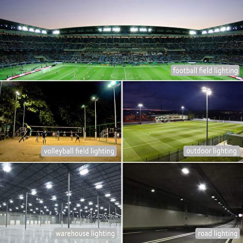 LEDMO LED Stadium Flood Lights Outdoor 1500W Equivalent 36000LM Super Bright LED LED Arena Lights 100-277V IP65 Waterproof 5000K Daylight White 240W Commercial Lighting for Sports Fields and Counts