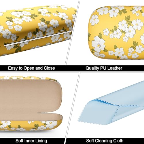 Image of Eyeglasses Case, Hard Shell Protective Case for Glasses, Unisex for Women Men