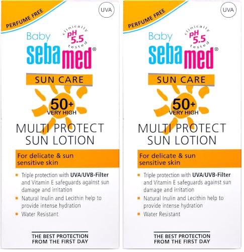 Image of Sebamed Baby Sun Lotion|pH 5.5|Triple Protection with UVA /UVB- Filter|200 ml (Pack of 2)