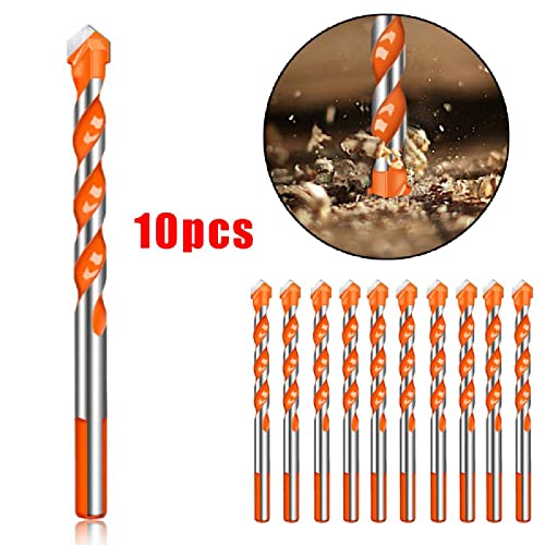 Juego de 10 brocas triangulares 6 mm para taladro eléctrico miniatura 5