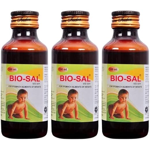 DeChane BioSal Stomach Syrup Pack of 3
