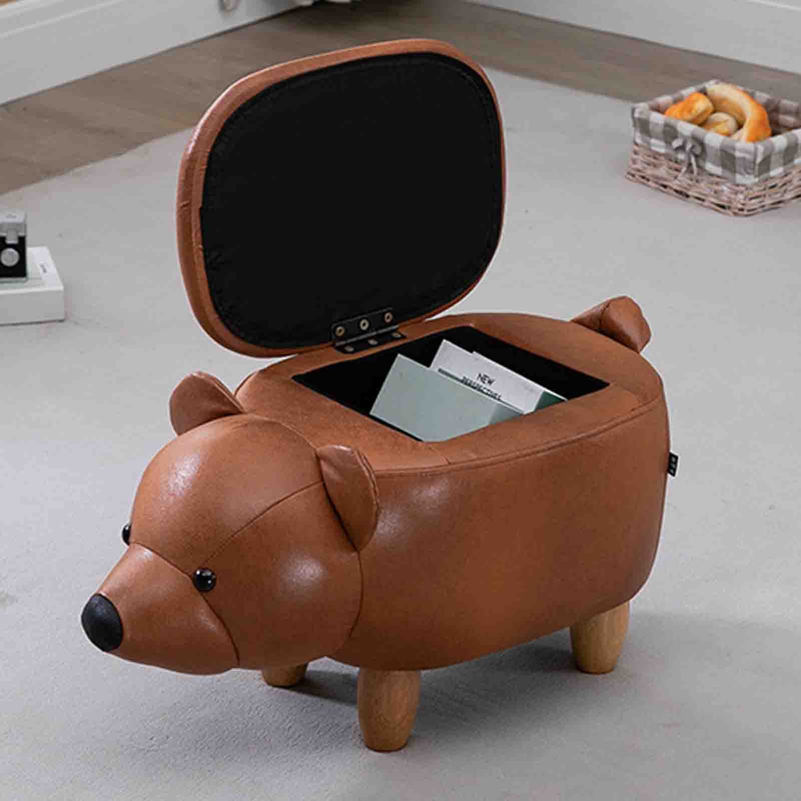 Tabourets en bois contre la fatigue des jambes avec fonction de rangement