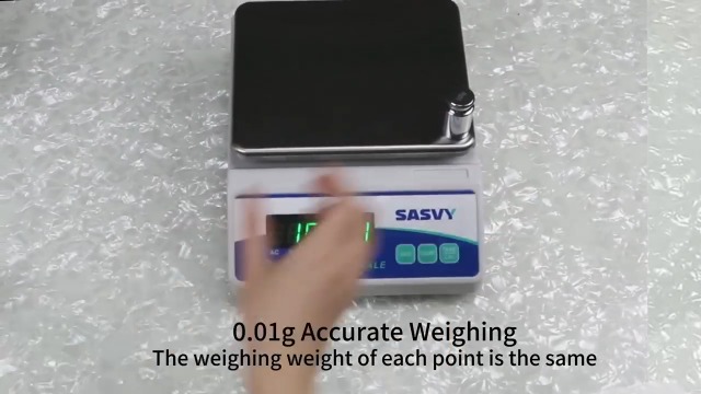 Image of Lab Scale 5000g x 0.01g Scientific Scale g /oz /ct /lb High Precision Digital Electronic Analytical Balance for Jewelry Kitchen Laboratory School, Includes 500g Calibration Weight&Battery