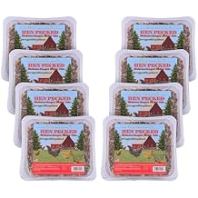 BestNest Pine Tree Farms Hen Pecked Mealworm Banquet Poultry Cakes, 1.75 lb Each, Pack of 8 High Protein Treats for Chickens, Ducks & Turkeys