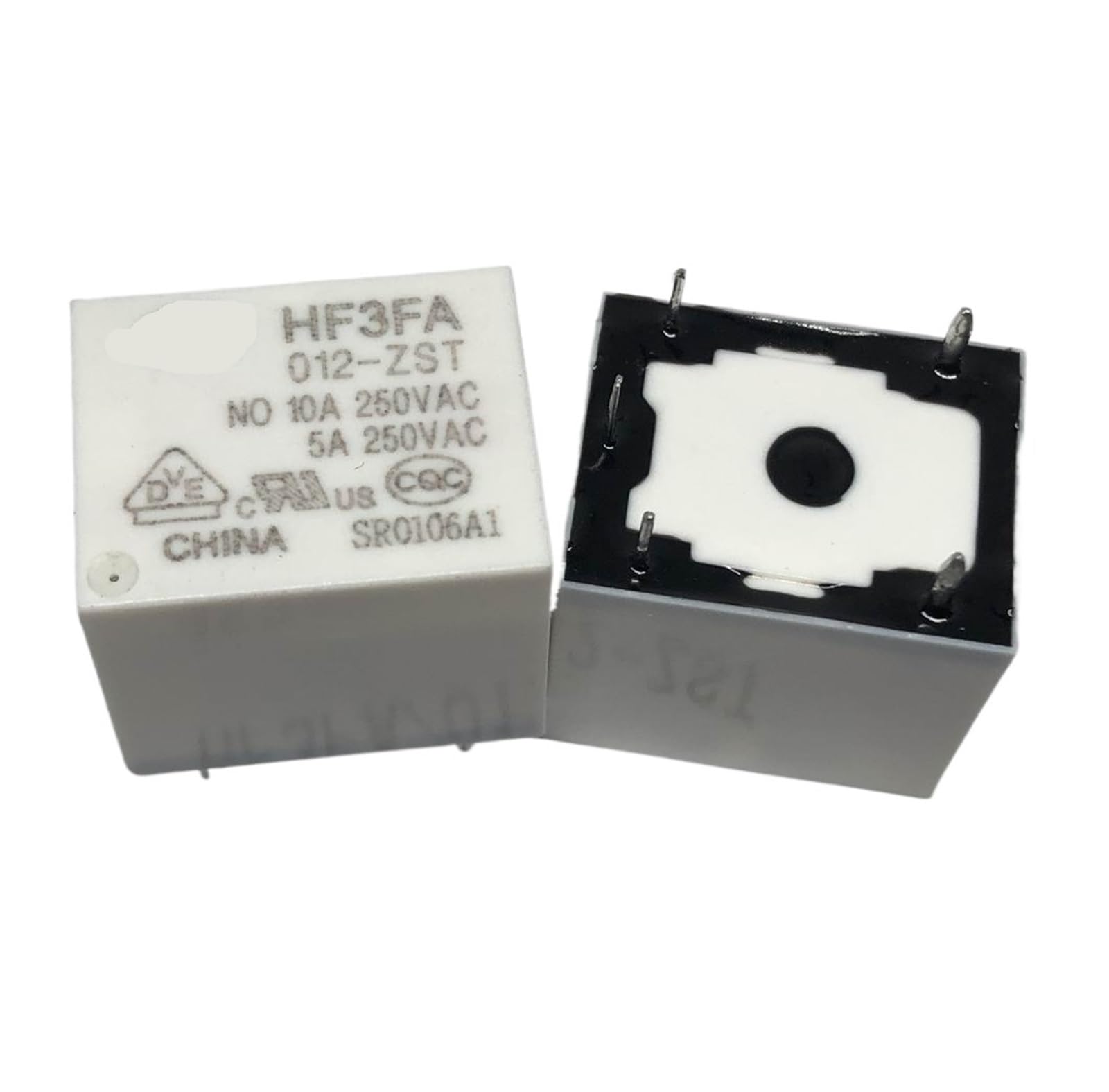 Relé de 5 pines HF3FA 024-ZT para reparar placas electrónicas de 24V