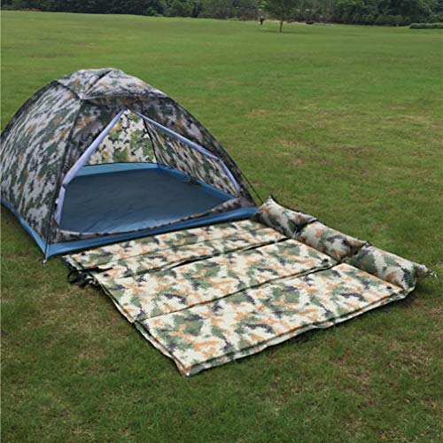 Almofada de dormir LIOOBO para ambientes externos autoinflável, almofada compacta para acampamento c
