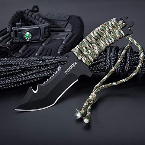 Perkin Cuchillo de caza CH999 con funda afilada Cover