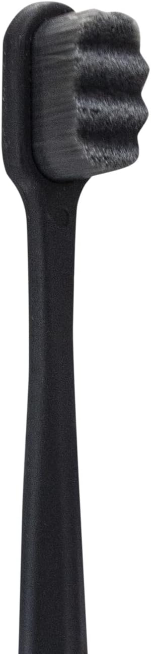 Vivid 10000 Bristle Micro Nano Toothbrush for Sensitive Teeth and Gums Care, Extra Soft Silko Toothbrush for Adults and People with Braces, 12 Count PermaKleen