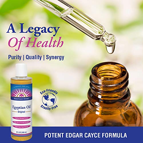 Heritage Store Egyptian Oil, Original, 8 Ounce #TOP28
