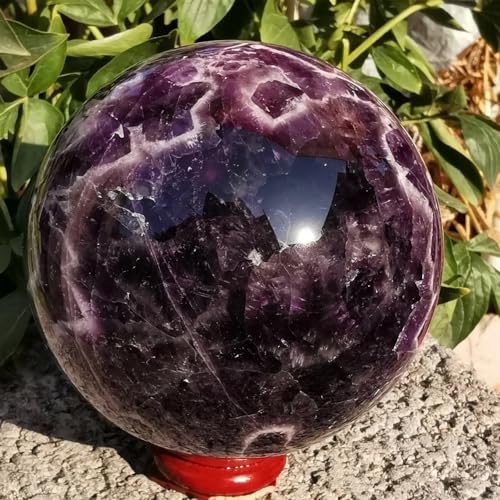 Cristal d'améthyste violet en boule de quartz pour décoration - 3
