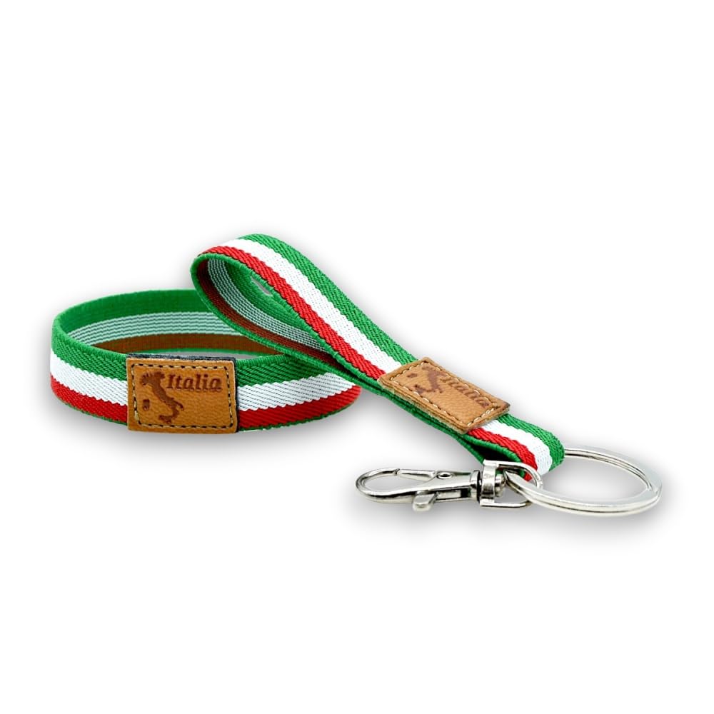 Italiaanse vlag lint groen rood wit goud 10mm 1 meter - Kralenwinkel Albertien