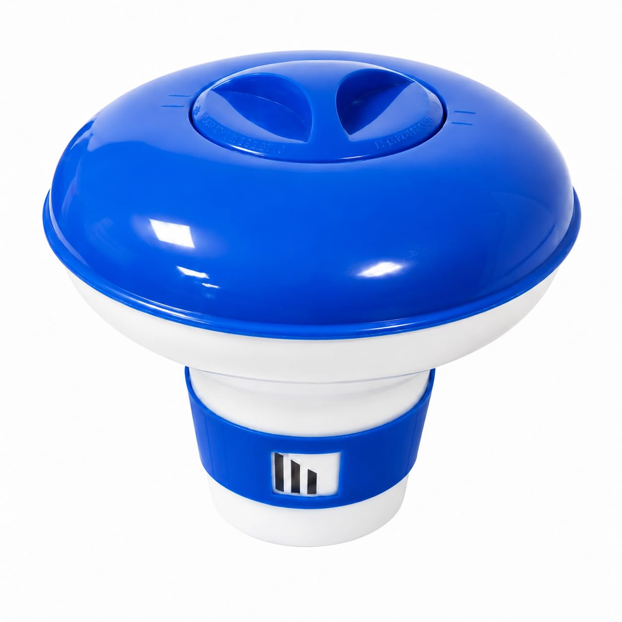 CABLEPELADO - Dispensador Flotante de Cloro para Mini Piscina, Dosificador Ajustable para Pastillas de 20 g, Regulador de Liberación de Cloro, Ideal para Piscinas Desmontables, Enterradas, Spas
