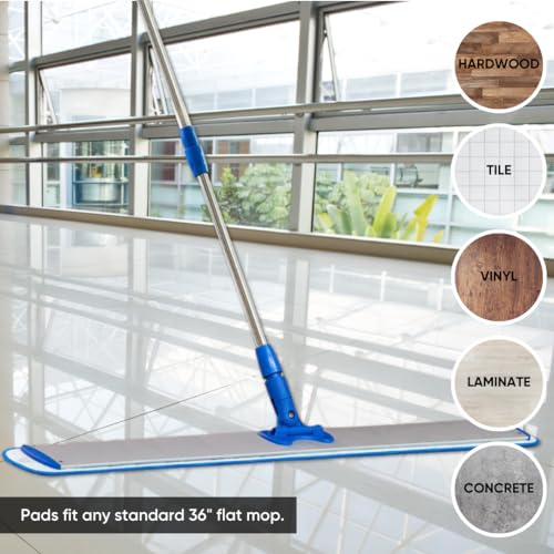 Image of 36 inch Microfiber Wet Mop Pad (3) - Microfiber Wholesale