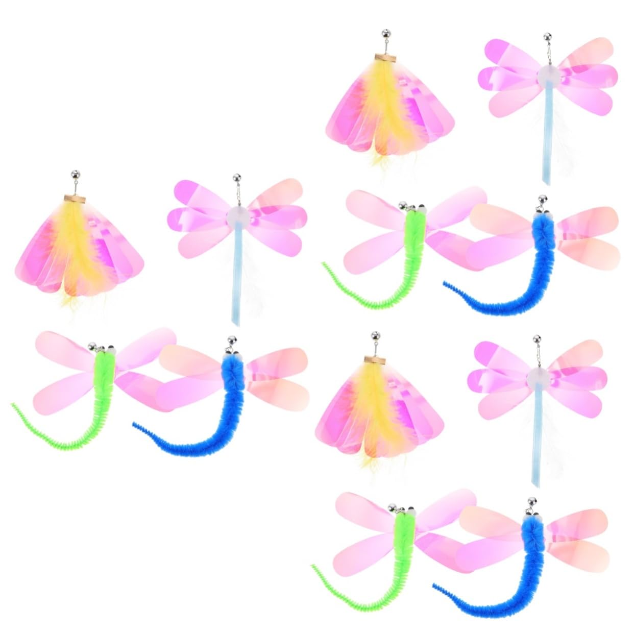 Sosoport Lot De 3 Jouets De Rechange pour Chatons 8 Pièces X 3