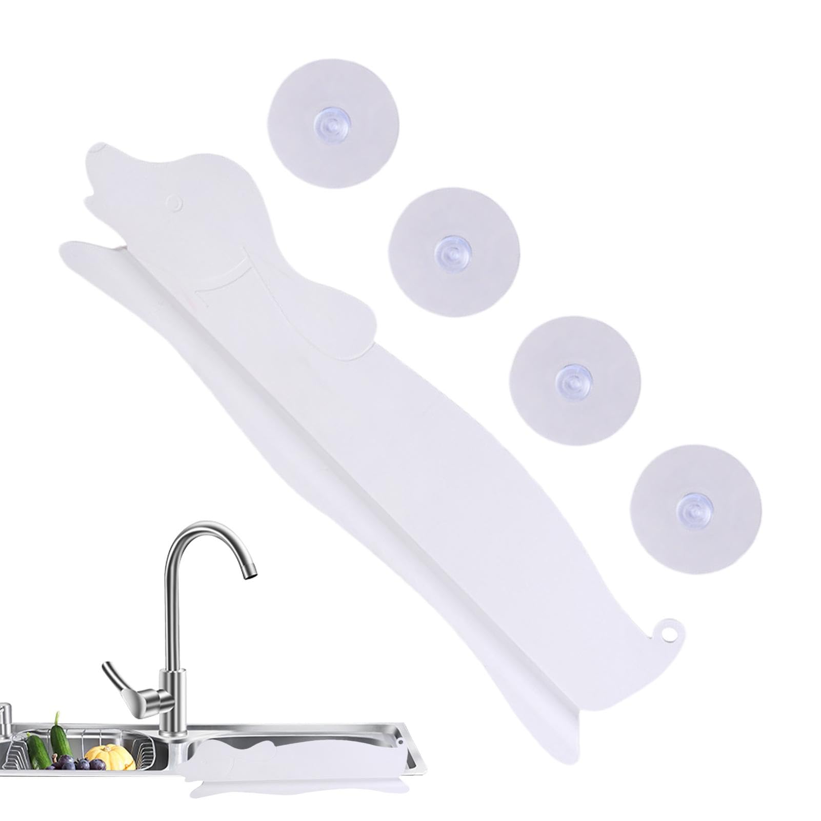 Set Paraspruzzi Per Vasca Da Bagno - 2 Pezzi Con Nastro Adesivo, Antischizzi