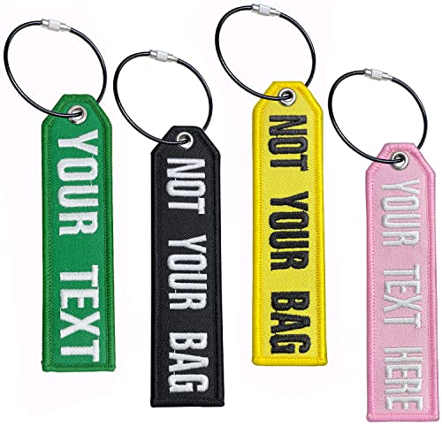 Personalized Embroidered Luggage Tags for Suitcases