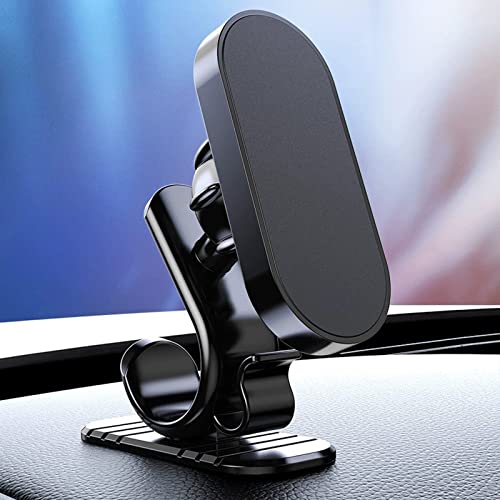 TANiCOO Soporte Magnetico Movil Coche, Soporte Imán Magnetico para Salpicadero 360° Rotación, Universal Soporte para Movil, Soporte magnético para iPhone12 11 Pro MAX XR 8P (Negro) Cover