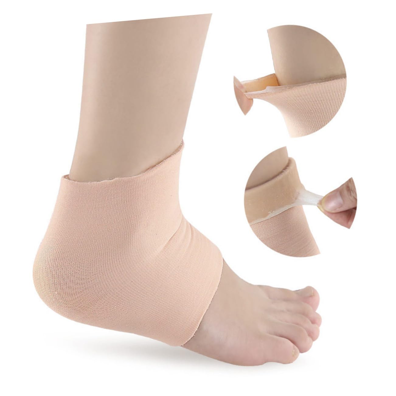 SOESFOUFU Moisturizing Anti-Crack Socks for Women's Boots Comfortable Heel Protection for Long Standing