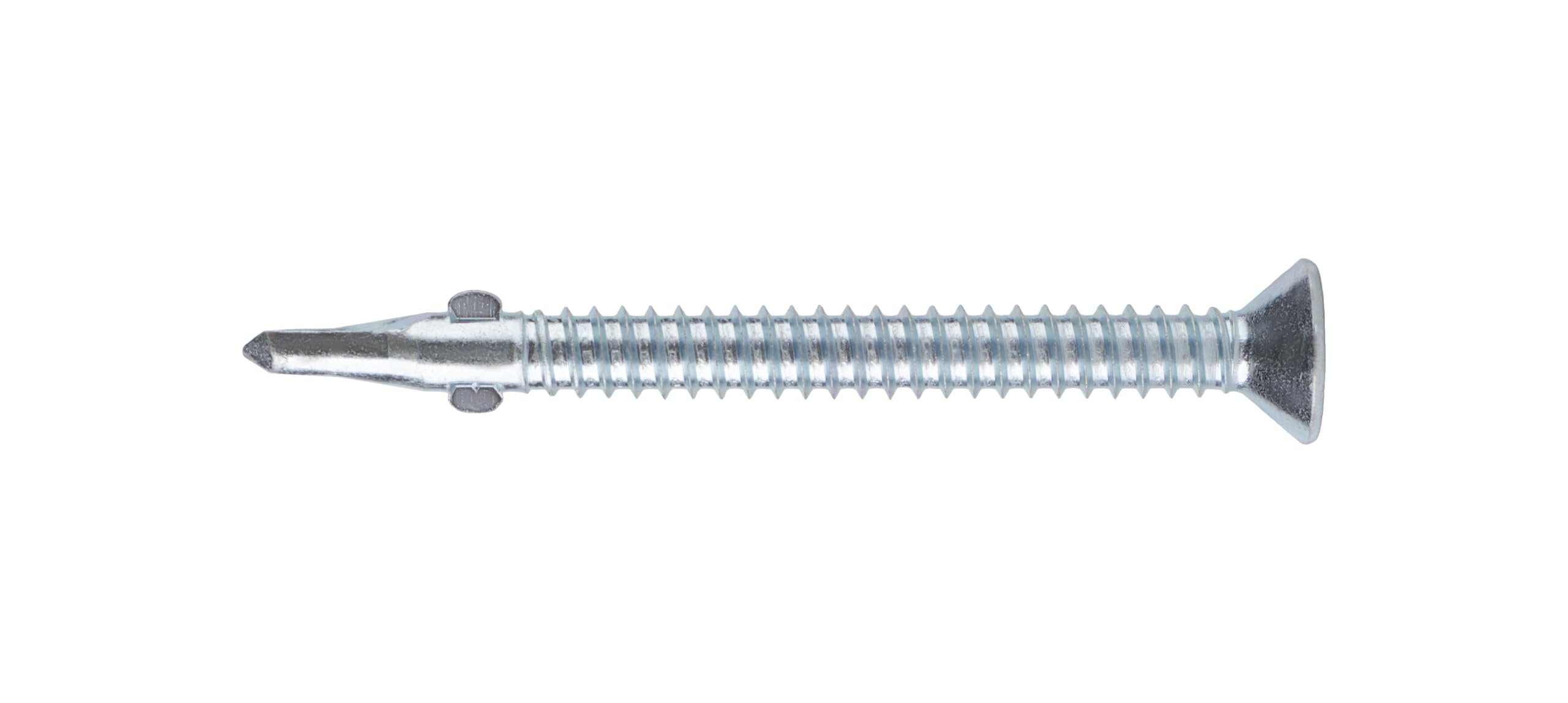 KLIMAS Tornillo de cabeza avellanada para madera sobre acero, Tornillos Roscachapas, 6,3 mm de diámetro x 70 mm de diámetro