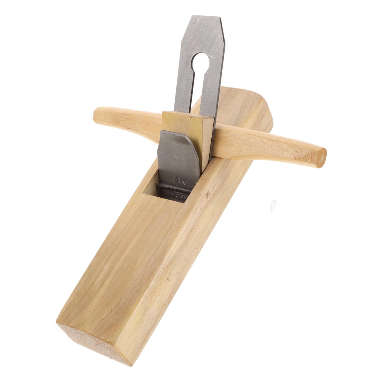 Langer Handhobel für Holzbearbeitung, Praktischer Flachbodenhobel | 1 Satz, Holz und Metallausführung, Handgeführte Bedienung, Stabilität und Sicherer Einsatz für Skulptur, Modellbau
