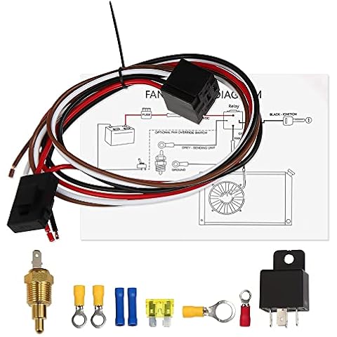 X AUTOHAUX Electric Fan Relay Kit Cover