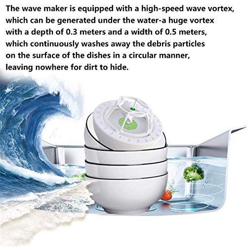 Ultrasone Mini-Vaatwasser, Multifunctionele Usb Mini-Afwasmachine Draagbare Keuken Surf-Vaatwasser Familiegereedschap… - Image 4