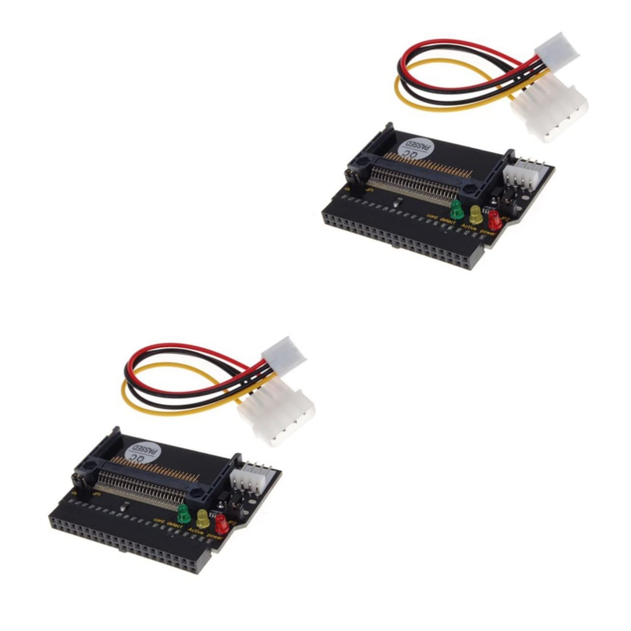 Adaptateur IDE vers Compact Flash CF II avec LED, Noir