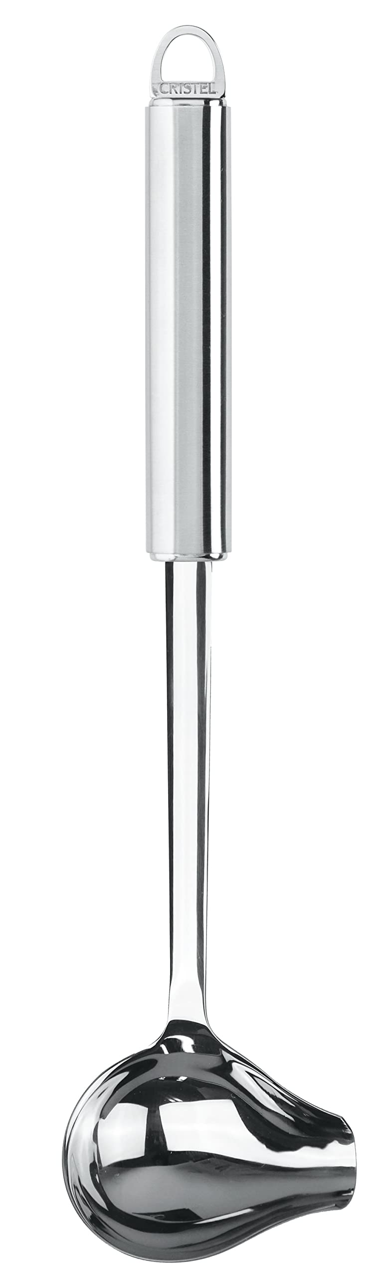 Cuillère à sauce Cristel TCACS en acier inoxydable avec manche brossé pour la cuisine