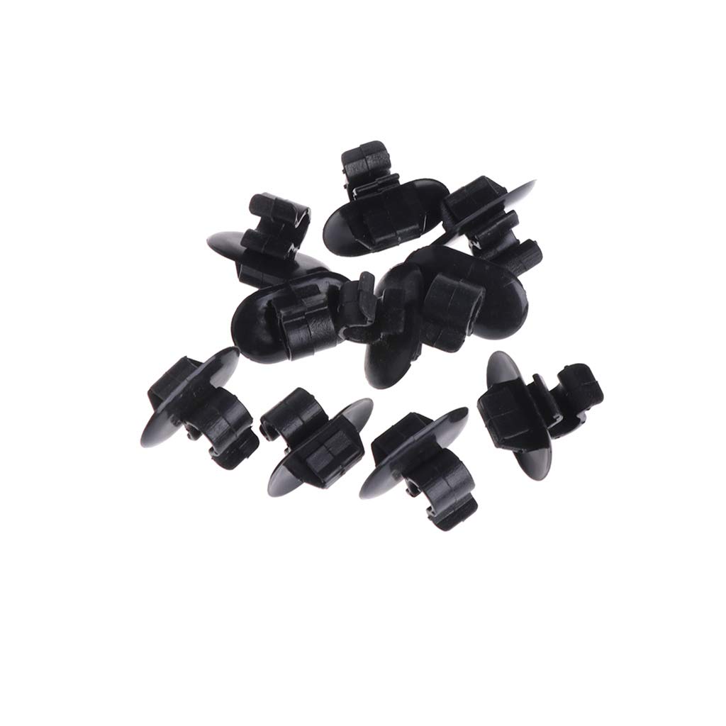 Taxinyx 10pcs Bonnet Rod Stay Clip Holder Clamp for Vivaro Accessory A B Combo Fastener