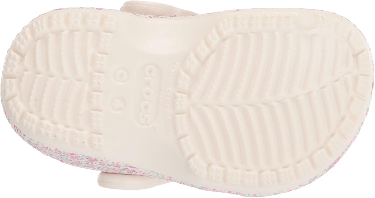 Vista 4 de Crocs Zuecos clásicos con purpurina niño pequeñoniño grande