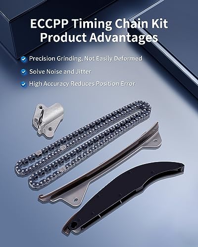 Eccpp 41036-Atw Timing Chain Kit Tensioner Guide Rail Fits For 2011-1.8L 2.0L Kia Soul For Hyundai Elantra L4 Engine Nu #TOP2