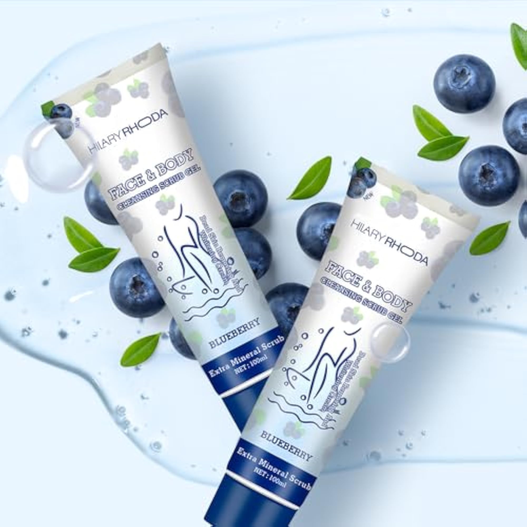 Face & Body Cleansing Scrub Gel, Dead Skin Remover