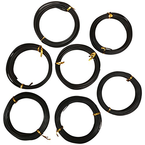 Bonsai Wire For Bonsai Trees - Seven Pack Quality Training Wire, Includes Sizes 1.0Mm To 4.0Mm, Helps Shape And Train All Types Of Bonsai Plants #TOP3