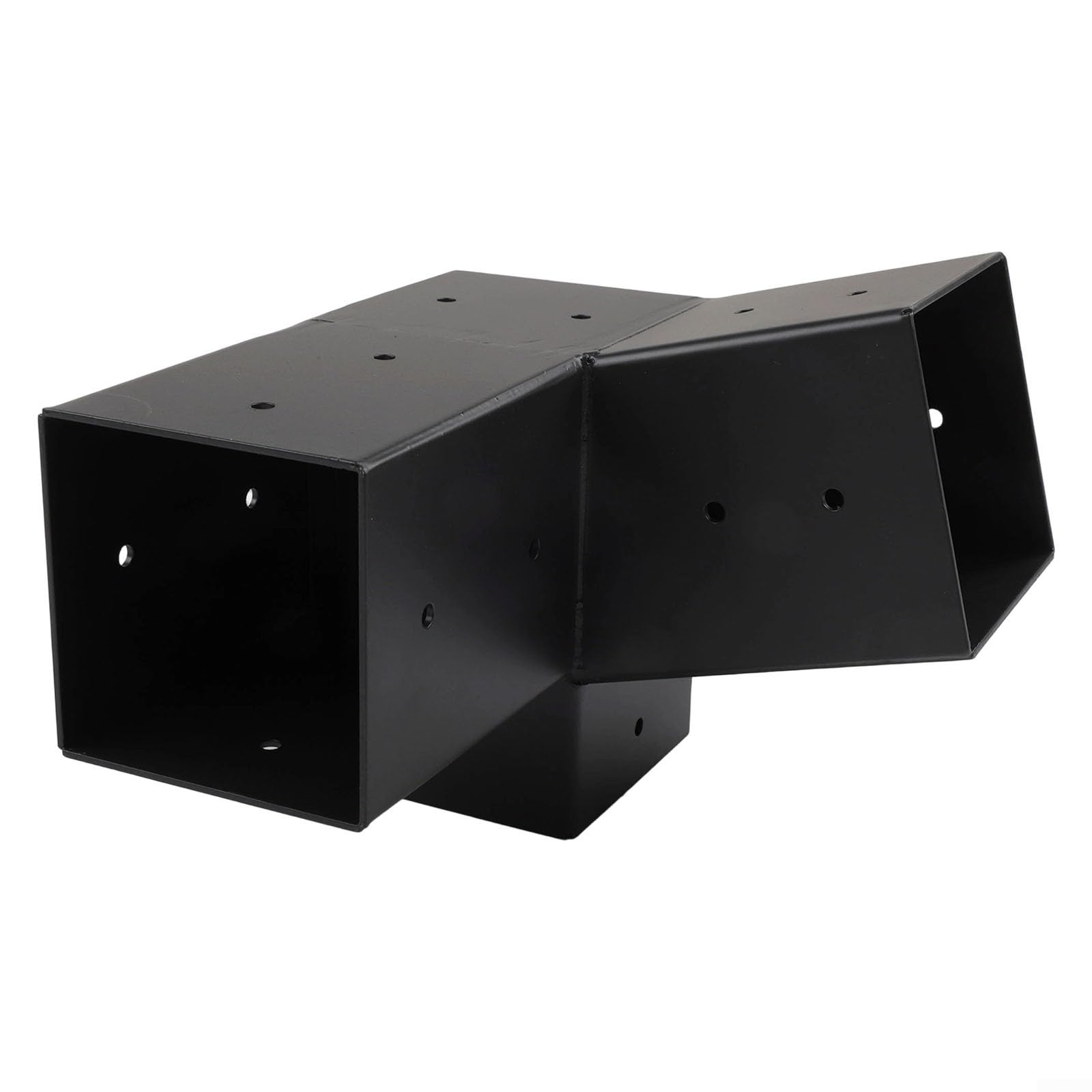 Kit di staffe per pergola inclinate per tetto e pergola, kit di montaggio a parete con hardware unidirezionale in acciaio a 3 vie, resistente alla ruggine, supporto esterno per veranda