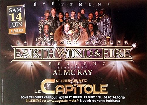 Poster Earth Wind & Fire 80X120Cm pour habiller un grand mur vide