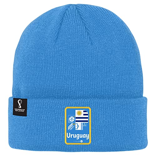 Outerstuff Youth & Kids FIFA World Cup Country Core Rib Knit Beanie Hat, Blue, Youth One Size