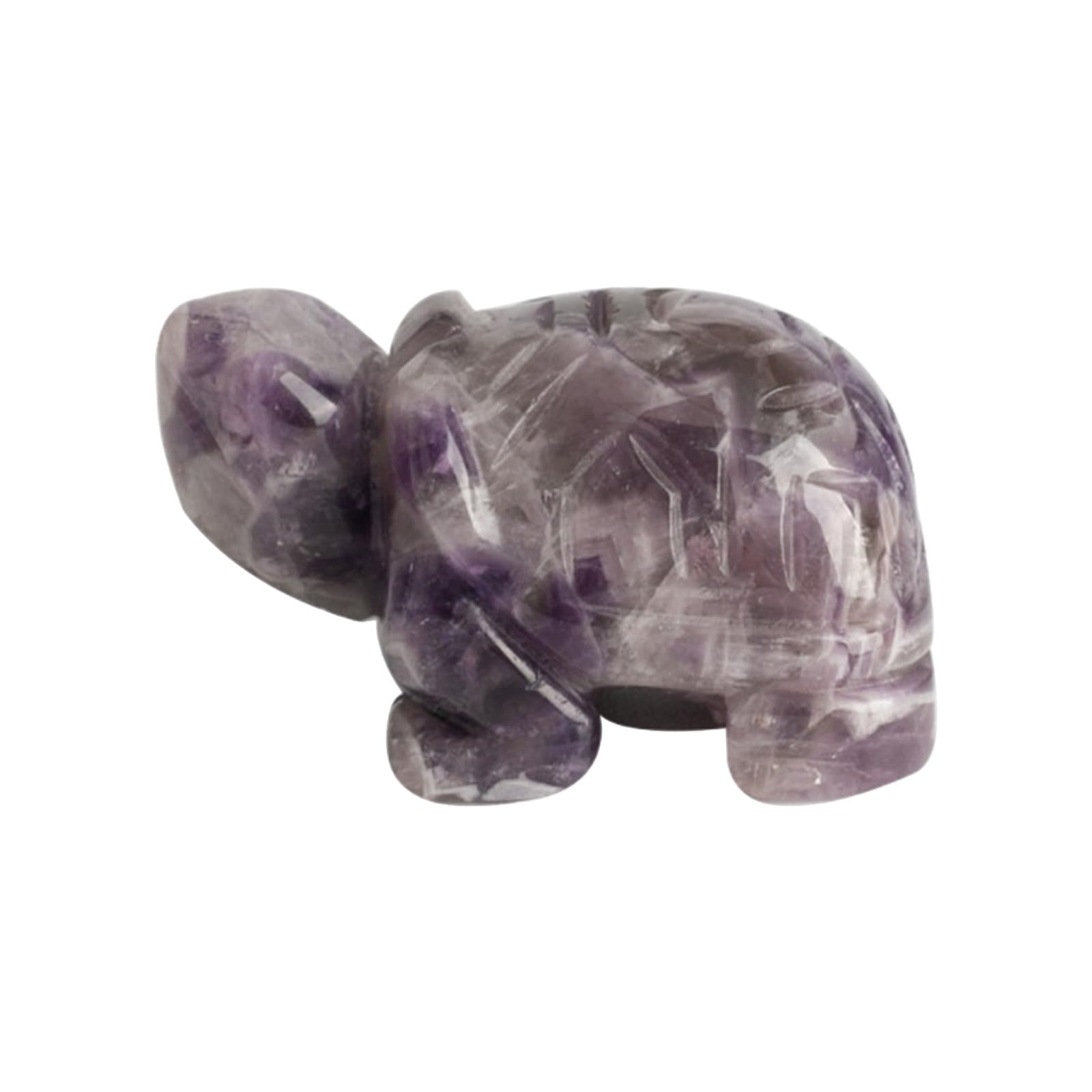 Hredyqw Crystal Turtles Figurines Healings Crystal Animal Statues Sculptures Ornament for Desk Shelf Meditations Space