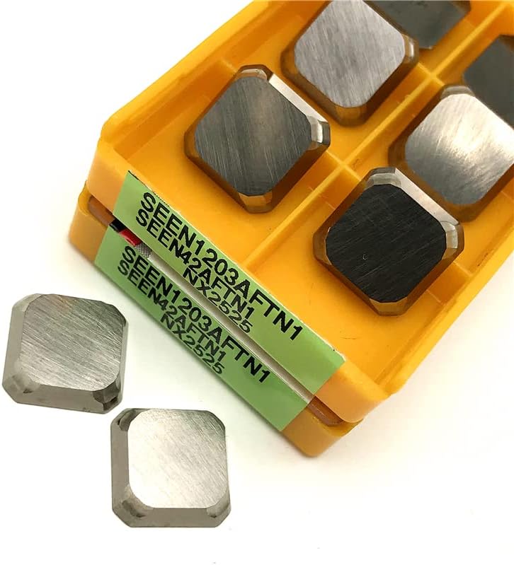 10pcs SEEN1203AFTNI NX2525 Turning Inserts Metal Lathe Tool Milling Cermet CNC Cutting Blade turning tools for lathe