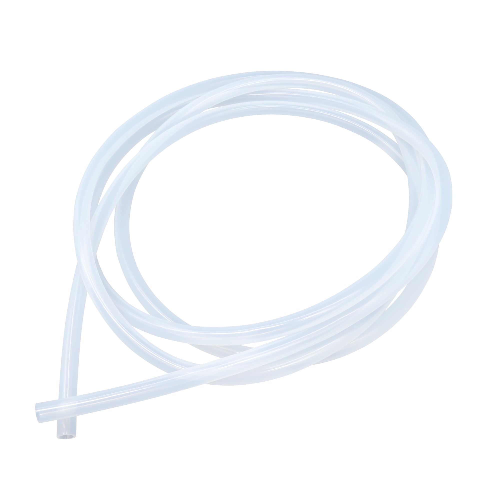 Lavmhab Transparent Silicone Tube Food Grade Hoses 10Mm Id X 14Mm Od 3M (9.8Ft), Flexible Silicone Rubber Tubing Water Air Pipes