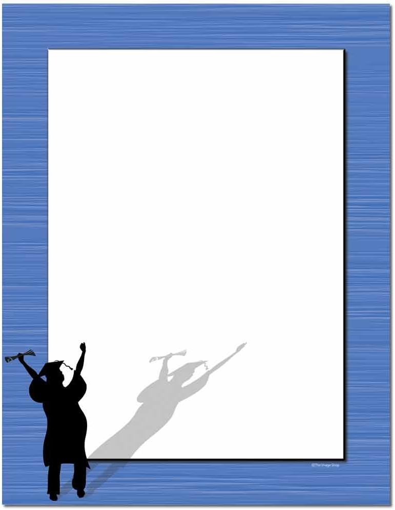 Grad Doodles Letterhead Laser & Inkjet Printer Paper (100 Pack)