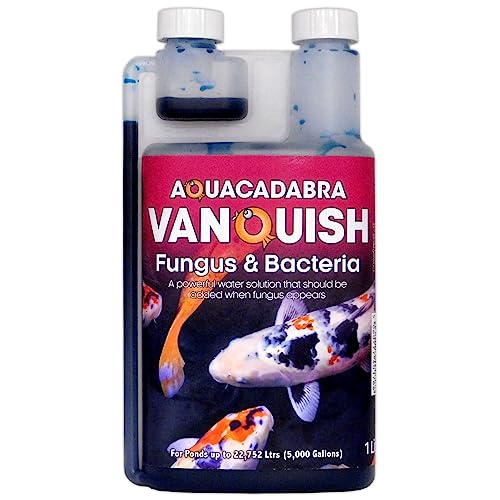 Aquacadabra Vanquish Fungus & Bacteria Pond Disease Treatment Water Solution 1L