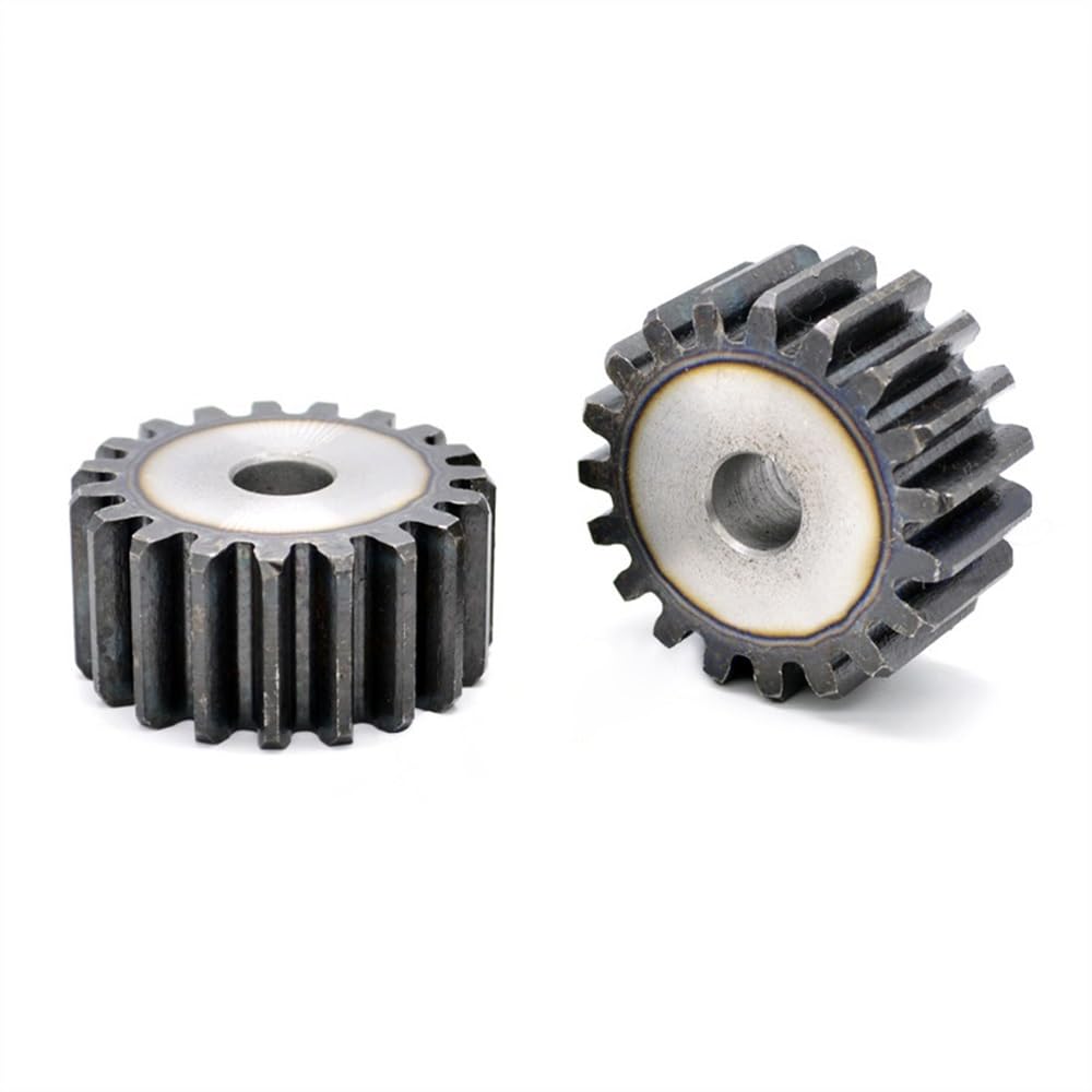 Reemplazo de rodamientos 1 Uds engranaje recto 2M 28T-43T engranaje de transmisión de Metal 45# acero 2 módulos 28 29 30 31 32 33 34 35 36 37 38 39 40 41 42 43 dientes(2M - 28Teeth)