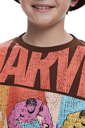 Desigual TS_Hulk_Marvel, 6054 MARRONTO, 13/14