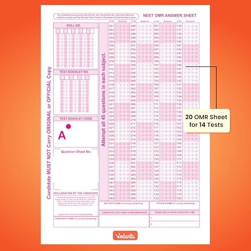 Image of Vedantu Pro NEET Test Series 2026 | 14 Full Syllabus Tests with Solutions | 20 OMR Practice Sheets | 2520 Most Probable Questions | Based on NTA Guidelines