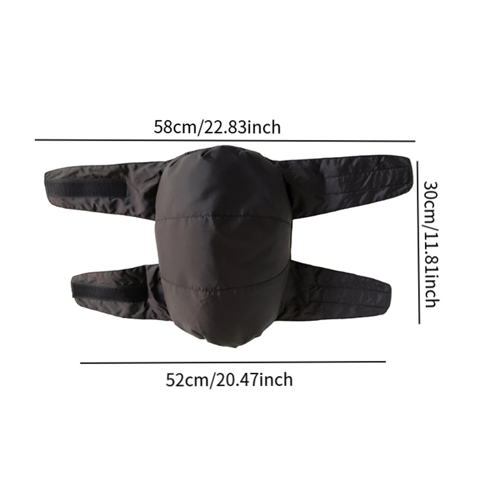 RNXRZANK Motorcycle Knee Pads Windproof Cold Weather Warm Knee Brace Knee Sleeves for Ski