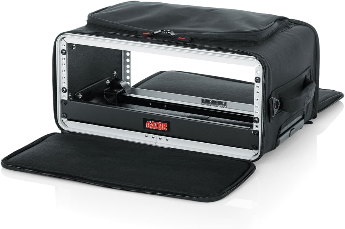 Gator 3U Audio Rack Bag with wheels (GRBW-3U)