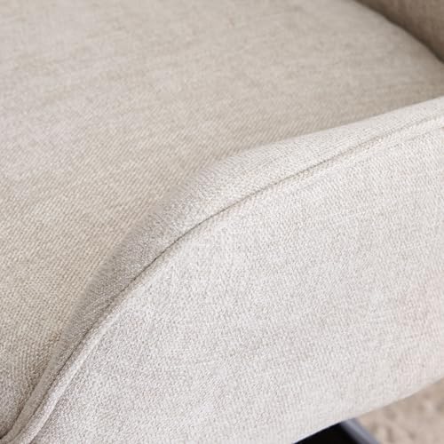 Image of Home Centre | Hadley Set of 2 Fabric Dining Chairs | Dining Chair for Home | Metal | Grey | 1 Year Warranty
