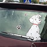 Fochutech Car Auto Body Sticker Spot Dog Rear Windshield Window Wiper Self-Adhesive Side Truck Vinyl...