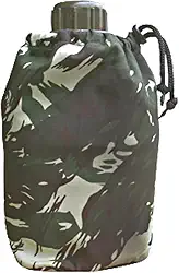 Cantil com Capa Camuflado 900ml Tático Camping