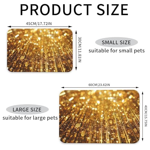 Tapis de nourriture pour chien super absorbant et antidérapant